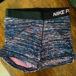 Bundle two pairs Nike pro booty shorts